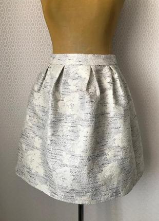 Новая (с этикеткой) нарядная пышная серая юбка колокол от vila , размер м1 фото