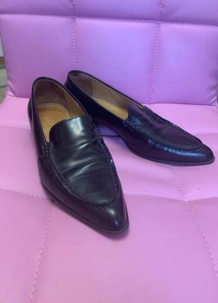 Туфлі лофери, шкіра, італія