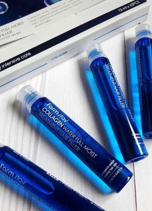 Увлажняющий филлер для волос с коллагеном farmstay