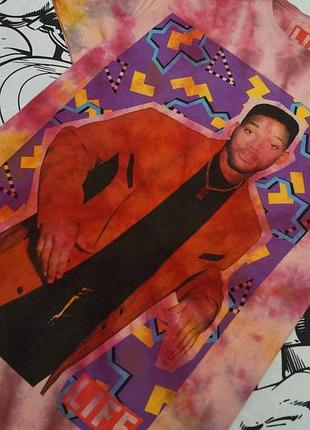 Кастом футболка тай дай уілл сміт will smith prince of bel air