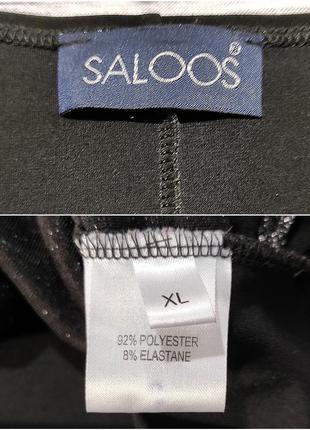 Красивая черная блуза кофта с люрексовой вставкой р.xl\50-52 saloos4 фото