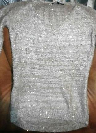 Кофта із золотою ниточкою в&quot;язка