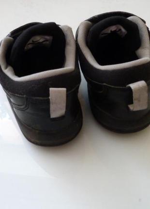 Nike кожаные туфли, кроссовки найк, р 35 или uk 2,5 , стелька 22, 5 см5 фото