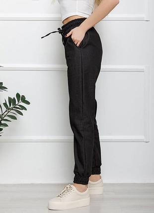 Стильні джинсові штани джоггеры 4