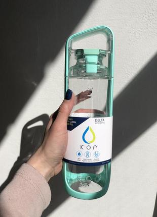 Спортивна пляшка для води, фітнес-пляшка kor3 фото