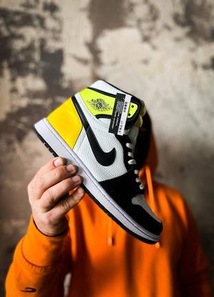 🏀nike air jordan 1 high og volt gold🏀кросовки мужские джорданы найки