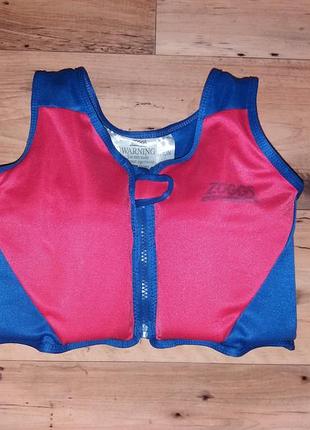 Детский спасательный плавательный страховочный жилет неопреновый для бассейна отдыха