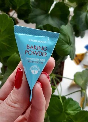 Скраб для лица с содой etude house baking powder crunch pore scrub