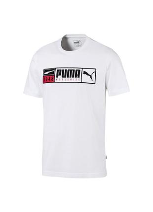 Футболка puma gold plate brand graphic1 фото