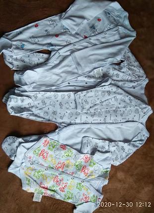 Комплект одежды бодик человечек