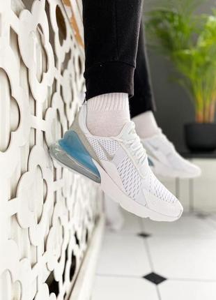 Мужские кроссовки nike air max 270 white silver 41-43-44-45