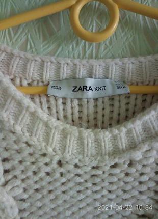Базовий об'ємний светр zara2 фото