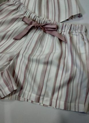 Модная льняная пижамка или домашняя одежда aruelle paola) арюэль размер xs, s, 42,445 фото