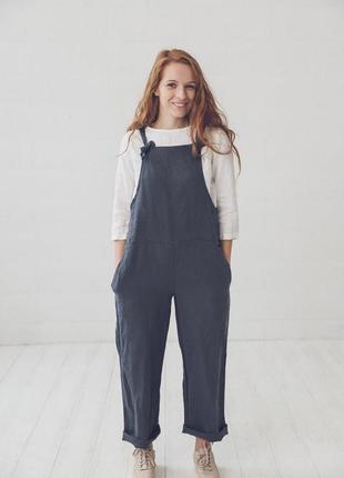 Льняний комбінезон