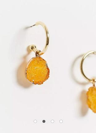 Серьги подвески, серьги кольца, серьги гвоздики подвески designb london asos