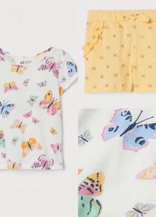 Костюм н&м шорти і футболка