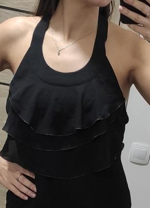 Платье сарафан motivi (размер м, 40) с рюшами, вечернее