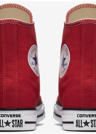 Кеды converse all star high red (m9621c) конверсы8 фото