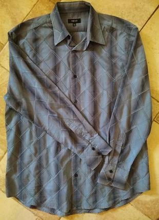 Рубашка с переливом.замеры!