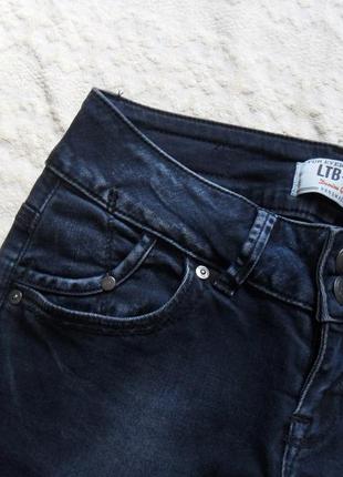 Стильные темно синие джинсы скинни ltb, 26 размер.3 фото