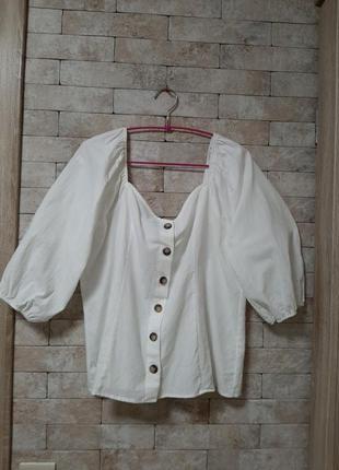 Блуза с рукавами  буфами