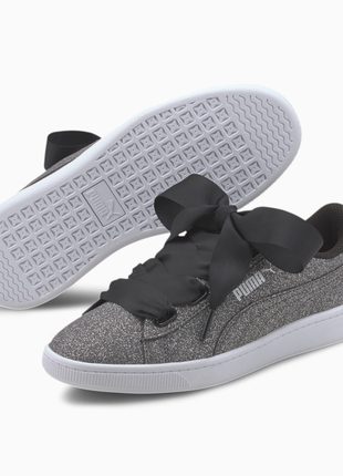 Puma vikky v2 ribbon glitz женские кеды, кроссовки