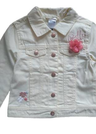 Джинсовая куртка на девочку 4-5 лет c&a германия размер 110
