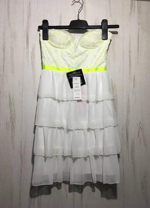 Шифонова сукня біле 2