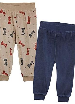 Штанишки велюровые поштучно lupilu