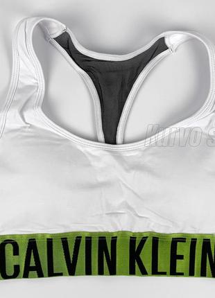 Женский комплект нижнего белья calvin klein (топ + брифы) коллекция intense4 фото