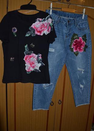 Бомбовский трендовий костюм фірми vessa з трояндами