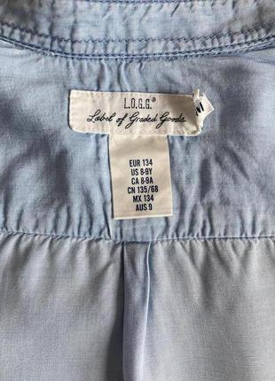 Джинсовая рубашка h&m 100 грн 3