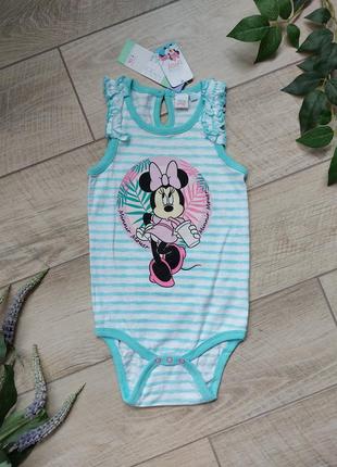 Бодік на короткий рукав 92 pepco бодік боді боді minnie mouse мінні маус
