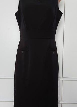 Идеальное миди платье футляр по фигуре h&m р. 44-46 (10/40) на подкладке