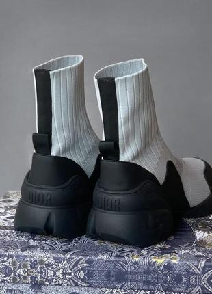 В стиле christian dior  кроссовки-носки диор кросівки-носки діор8 фото