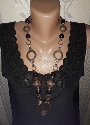 Стильна прикраса на шию,ожирелье,кольє