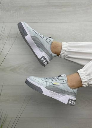 Женские кроссовки puma cali white4 фото