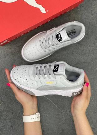 Женские кроссовки puma cali white1 фото