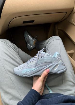 Кросівки adidas yeezy 700 blue кроссовки4 фото