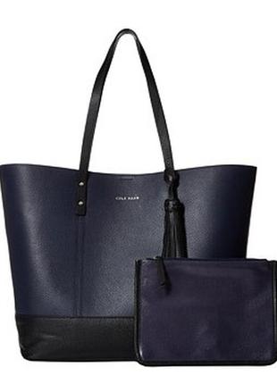 Сумка шоппер кожаная cole haan bayleen leather tote bag chd11591 оригинал2 фото