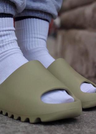 Тапки тапочки yeezy slide resin шльопанці5 фото