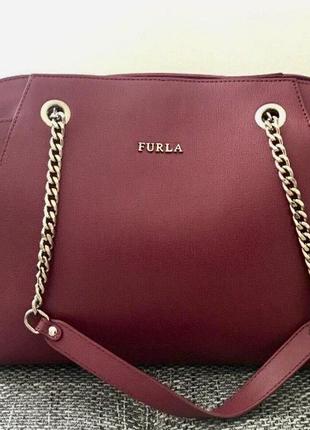 Сумка furla, цвет berry1 фото