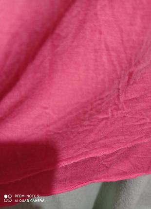 36 вискозное персиковое 🍑 летнее платье туника без рукавов blue forest4 фото