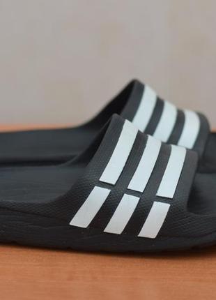 Чорні шльопанці, сланці adidas duramo slide, 38 розмір. оригінал