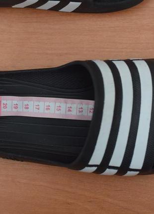 Черные шлепанцы, сланцы adidas duramo slide, 38 размер. оригинал6 фото