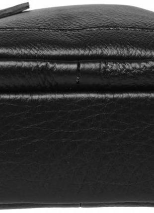 Сумка-барсетка мужская кожаная через плечо tiding bag sk n5186  черная7 фото