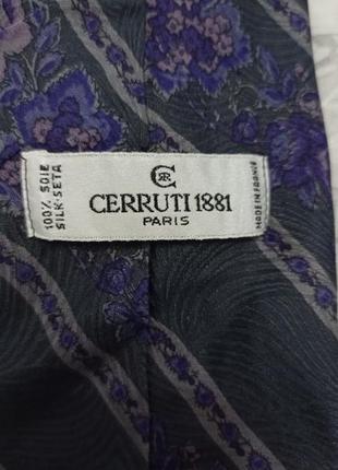 Cerruti 1881краватка вінтаж шовк галстук шелк винтаж3 фото