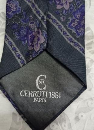 Cerruti 1881краватка вінтаж шовк галстук шелк винтаж4 фото