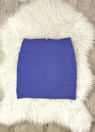 Сиреневая бандажная юбка мини 1+1=36 фото