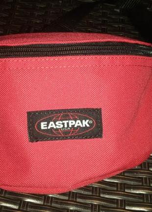 Eastpak поясна сумка бананка унісекс червона красная red